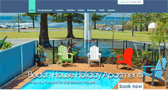Desktop Screenshot of beachhouseholidayapartments.com